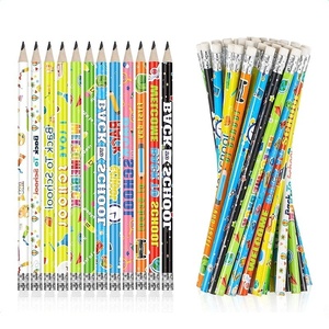 En bois # <span class=keywords><strong>2</strong></span> crayons HB, <span class=keywords><strong>saison</strong></span> de la rentrée scolaire, cadeau d'anniversaire, crayons à thème donut, crayons à thème Jour de l'Indépendance, crayons pour l'école primaire - Product Image 1