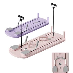 Tabla de Pilates Multifuncional Portátil con Temporizador, Silenciosa y Plegable, para Ejercicios Abdominales y de Brazos, Ideal para el Hogar - Product Image 1