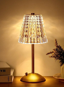 โคมไฟตั้งโต๊ะอะคริลิคโลหะทันสมัย สำหรับห้องนอน/สำนักงาน ไฟ LED ปรับอุณหภูมิสี/ความสว่างได้ ตัวโคมทำจากเหล็ก รับประกัน 3 ปี - Product Image 3