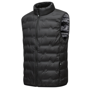 Logo personnalisé gilet en duvet gilet en graphite pour hommes en automne et en hiver manteau léger pour hommes couleur unie à la mode confortable 2025 - Product Image 4