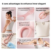 Nuevo Cinturón Elástico de Silicona de 8 Caracteres, Modelo de Dispositivo de Tensión en Forma de 8, Tamaño 48*9.7*1.3cm, para Yoga y Fitness Femenino