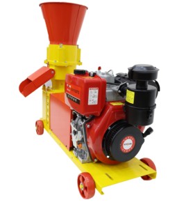 Nouvelle machine à granulés de bois automatique en acier diesel, petite, pour la production de granulés de sciure de bois, de paille, de son de blé pour <span class=keywords><strong>l</strong></span>'alimentation du bétail - Product Image 2