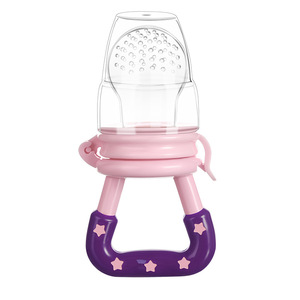 Sucette de dentition pour bébé en <span class=keywords><strong>silicone</strong></span>, distributeur de fruits frais, motif dessin animé, à débit variable avec poignée - Product Image 6