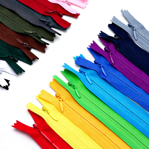 Colore invisibile n. 3 Nylon <span class=keywords><strong>cerniera</strong></span> all'ingrosso per abbigliamento cuscino gonna pantaloni lato coda chiusa in tessuto - Product Image 1