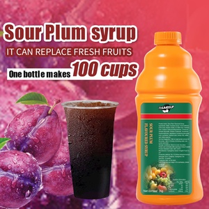 น้ำเชื่อมน้ำผลไม้รมควัน2กก. ส่วนผสมเครื่องดื่มแบบเหลวเข้มข้นสำหรับผลไม้ชานมชาแบรนด์ - Product Image 4