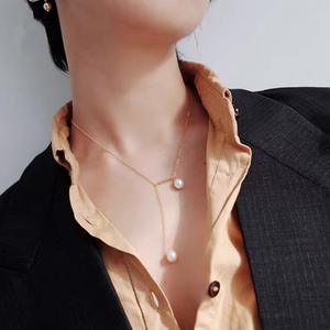 Exquisito Collar de Cadena Ajustable para Mujer con Múltiples Usos y Perlas Naturales de Agua Dulce - Product Image 4