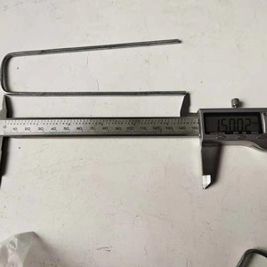 यू आकार 4 इंच लंबाई के परिदृश्य स्टेपल कठोर एंटी-जंग जस्ती लोहे के परिदृश्य स्टेपल मजबूत नाखून - Product Image 5