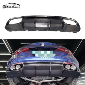 Difusor Trasero de Fibra de Carbono de Alta Calidad Splitter de Parachoques Trasero para Alfa Romeo Giulia - Product Image 2