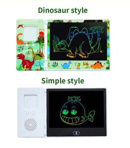 Parler Flash cartes tableau d'écriture enfant 224 vue mot Lcd <span class=keywords><strong>dessin</strong></span> tablette jouet éducatif <span class=keywords><strong>dinosaure</strong></span> image - Product Image 5