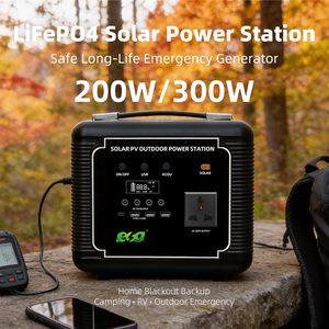 Sistema de Energía Solar Portátil Todo en Uno con Batería de Litio para Uso Fuera de la Red, Generador Solar de 300W 256WH, LiFePO4 - Product Image 5
