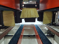 Scellant automatique de boîte de mousse 1-13 Machine de cachetage de bande de carton Presse croisée pour les fruits de mer aquatiques