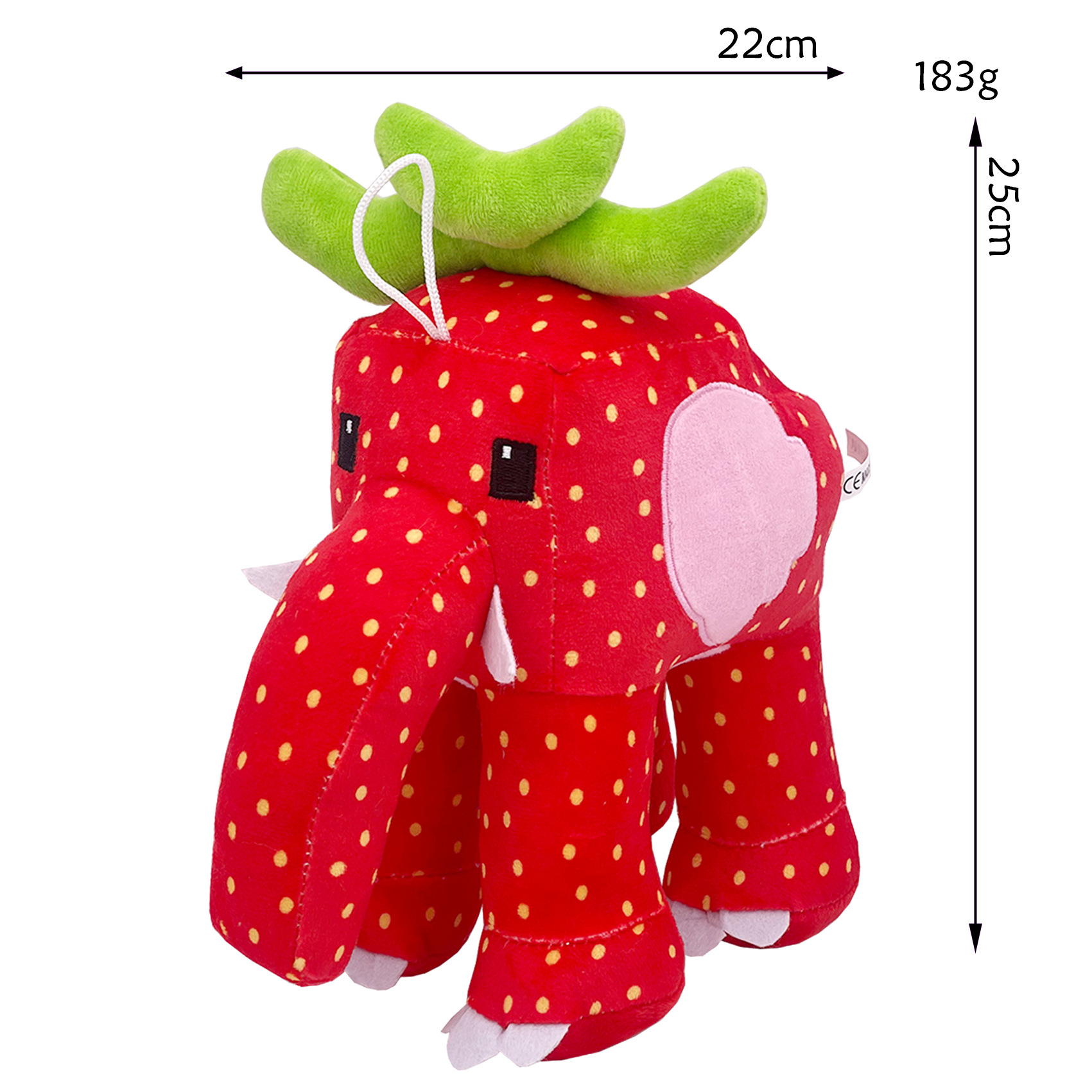 Elefante fragola rossa