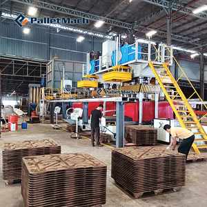 Machine de moulage de palettes hydraulique avec moteur et engrenage, ligne de production de palettes à haute productivité à partir de sciure de bois - Product Image 6