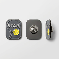 Badge de revers personnalisé en métal émaillé souple – Football, Basketball, Tennis, Volleyball, Badminton – Vente en gros – Créez votre propre logo – Pin's sportif