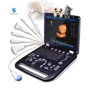 Barato portátil cor Doppler 2D 3D 4D ultra-som veterinário máquina preço