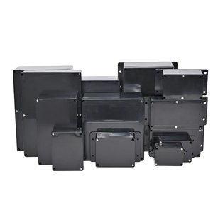 Đen ABS nhựa hộp nối điện không thấm nước trong nhà và ngoài trời cáp bao vây IP66 điện tử & dụng cụ bao vây - Product Image 1