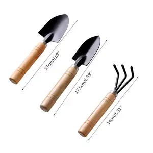 Home Garden Tools Accessories 3Pcs/set Mini Garden Shovel Rake Spade