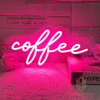 Enseigne au néon LED personnalisée la plus populaire Enseigne au néon café Chine Fabricant Lampe au néon personnalisable