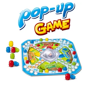 Jogo de tabuleiro pop up, 4 jogadores, jogo de tabuleiro para família, multiplayer, brinquedo educativo para crianças