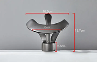 Nouveau Creative Art Fleur Forme Plein Cuivre Salle De Bains Cascade Robinet Pistolet Gris Et Or Brillant Évier Robinet Mitigeur