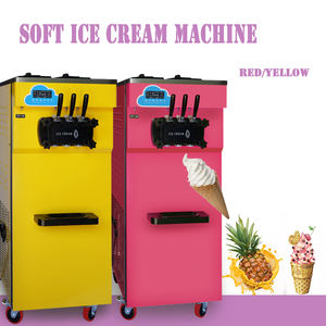 Congélateur sans givre plancher Debout yogourt glacé <span class=keywords><strong>softIce</strong></span> Crème Machine bon prix machine à crème glacée-Rose - Product Image 3