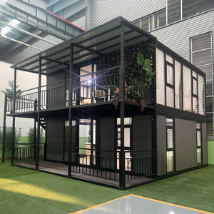 Maison conteneur pliable en acier extensible de 20 pieds, modèle moderne, préfabriquée, <span class=keywords><strong>villa</strong></span> 2 chambres pour usage commercial disponible - Product Image 3