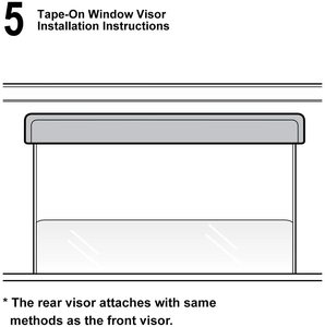 Accessori Auto per <span class=keywords><strong>Honda</strong></span> Fit <span class=keywords><strong>Jazz</strong></span> 2008-2013, Deflettori Vento per Finestrini, Visiere Antipioggia - Product Image 3