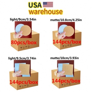 <b>Ceramic</b> <b>coaster</b> With Cork Back for Sublimation Custom Printed Round Square Blank Cork <b>Ceramic</b> <b>Coasters</b> for Drinks - Product Image 3