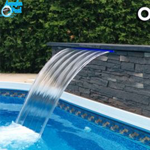 Minifuente de <span class=keywords><strong>agua</strong></span> de <span class=keywords><strong>cascada</strong></span> para jardín, cascadas de colores para exteriores - Product Image 3