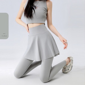Ropa Deportiva para Fitness, Pantalones <span class=keywords><strong>de</strong></span> Yoga, Falda <span class=keywords><strong>de</strong></span> Tenis <span class=keywords><strong>con</strong></span> Leggings para <span class=keywords><strong>Mujer</strong></span>, Diseño Personalizado, Nailon y Elastano, Color Personalizado - Product Image 2