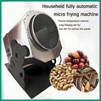 Machine à torréfier les noix électrique multifonction Capacité de 500g pour les grains de café Cacahuète Sésame Grain Cuisson Équipement de torréfaction