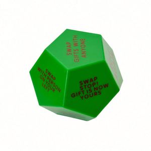 Custom Plastic Large Gift Exchange Dice Game-Fun 2025 Christmas <b>Party</b> Game for Groups Families Holiday Events - Product Image 1