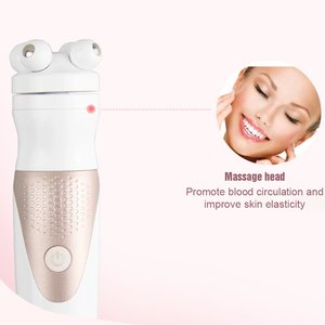 <span class=keywords><strong>Épil</strong></span>ateur 5 en 1 en soie pour femme, avec rasoir, brosse pour le visage, Massage de la tête, tondeuse pour cheveux, nouveau modèle, offre spéciale, - Product Image 3
