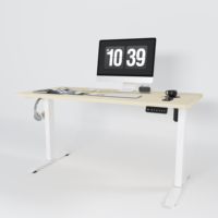 Bureau de direction motorisé réglable Mstar en acier, table assis-debout électrique avec mémoire et verrouillage automatique pour bureau commercial