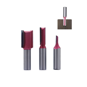 टिडवे औद्योगिक ग्रेड लेपित दो बांसुरी मिलिंग कटर <span class=keywords><strong>1</strong></span>/2 लकड़ी के काम करने वाली मशीनों के लिए सीधे राउटर बिट - Product Image 1