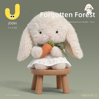 Peluche Lapin Mignon à Oreilles Tombantes, Coussin Compagnon en Polyester, 31cm-50cm – Cadeau d'Anniversaire Idéal Unisexe