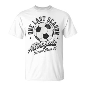 Camiseta Desgastada para Mamá de Jugadora de Fútbol 2026: Una Última Temporada, Todas las Emociones - Product Image 1