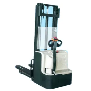 China supplier FLIFT 1.5 ton electric pallet stacker forklift with 24V 210AH battery emergency power off switch price