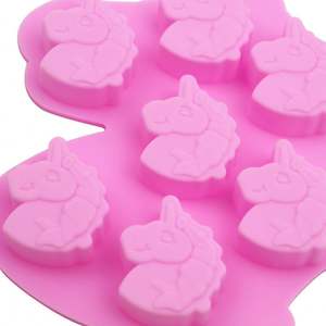 272 usine et en stock, livraison gratuite Moule à savon en silicone 3d, pour gâteaux Moule à chocolat en silicone à 6 cavités, modèle <span class=keywords><strong>de</strong></span> <span class=keywords><strong>licorne</strong></span>, pour gâteau - Product Image 3
