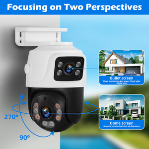 KERUI 6MPネットワークカメラ 8CH NVR <span class=keywords><strong>CCTV</strong></span>監視POEシステム 動体検知 PTZデュアルレンズ屋外カメラ ホームセキュリティシステム - Product Image 4