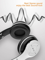 Casque sans fil pliable P47 avec microphone, son HiFi, basses stéréo, pour téléphones mobiles, TV, jeux, étanche IPX-4