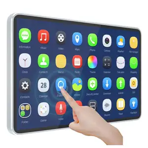 Wall Mount 15.6" 18.5" 32" 43" 47" 49"55"android ad display monitor with touch screen bus advertising player LCD digital signage