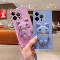 Nouvelle conception de luxe, étui de téléphone portable en TPU transparent avec impression florale IMD, étui de téléphone portable antichoc