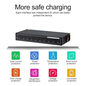 Station de multicharge chinoise Pd Usb c Gan Chargeur 10 ports avec prix d'usine - Product Image 3