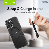 BAVIN excelente CB396 Nylon trenzado PD 60W carga rápida tipo C a tipo C teléfono móvil cordón Cable Usb