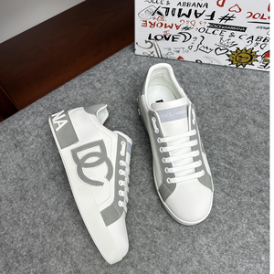 Chaussures de sport et décontractées de luxe, de marque, à la mode, Dolcegabban D - chaussures originales de style skateboard à semelle épaisse et tendance - Product Image 5