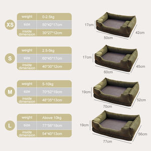 Offre Spéciale fabricant fait à la main luxe doux calmant chien géant lit tapis pour animaux de compagnie réversible lavable <span class=keywords><strong>coussin</strong></span> de haute qualité - Product Image 2