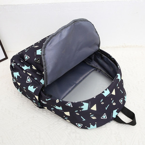 Teenager Oem Printed School Bag Set Custom 3Pcs Girls Boy College Student School Bag <b>Backpack</b> Bookbag With Messenger and Pen Bag - Product Image 3