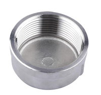 Bouchon de tuyau en acier inoxydable SS304/316, 1/8"-4", ASTM/ASME, résistant à la corrosion, pour l'alimentation en eau, le drainage, la climatisation