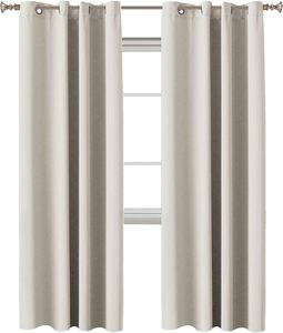 JIUANG Rideaux occultants thermiques à œillets, style moderne, 100 % polyester, personnalisables - Product Image 4